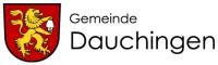 Logo von Dauchingen mit rotem Wappen und der Aufschrift Gemeinde Dauchingen