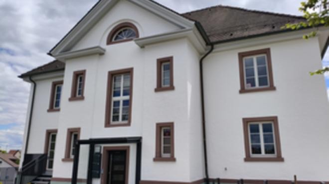 Pfarrhaus aus Sicht des Familienzentrums.