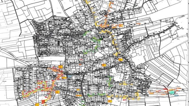 Plan mit den Prioritäten. Die einzelnen Priritäten sind im Text erläutert.